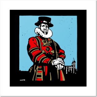 Yeoman Warder or Beefeater - Victorian Portrait Posters and Art